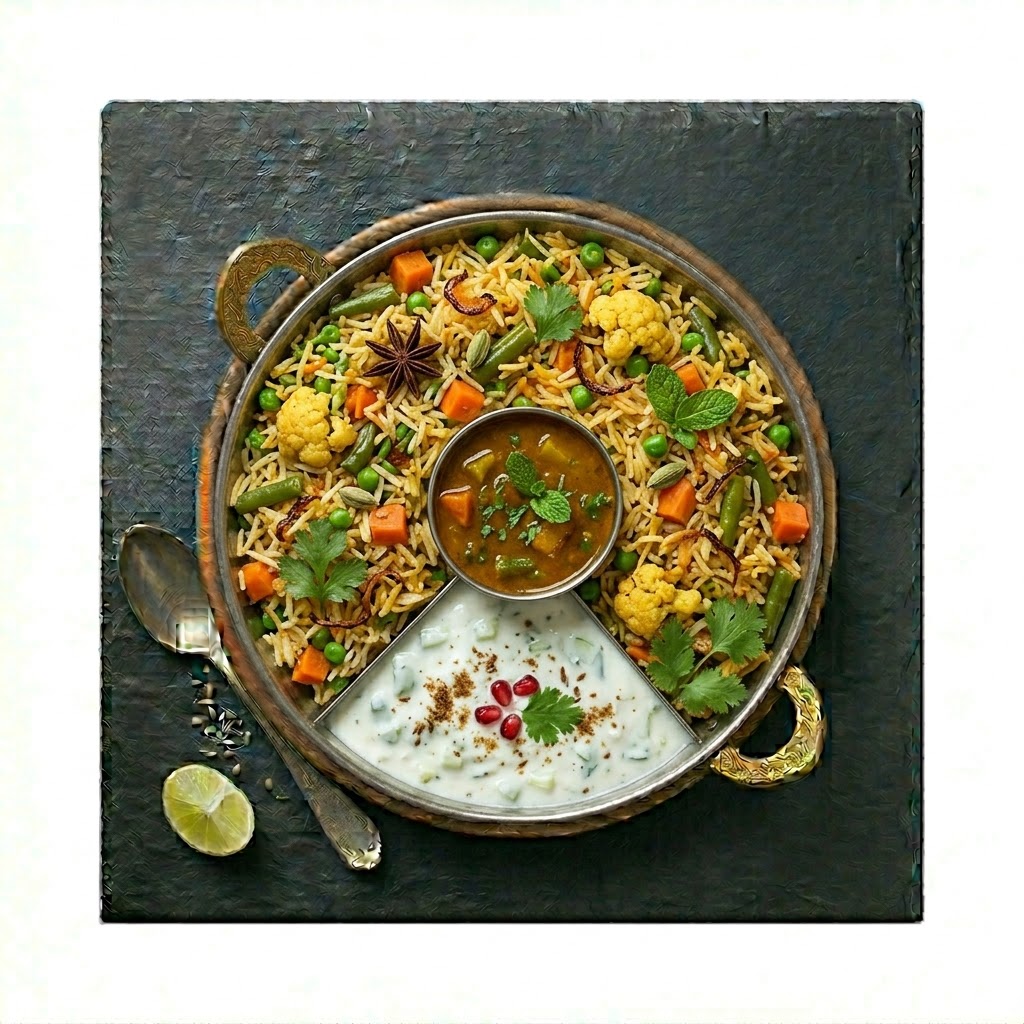 biryani veg combo